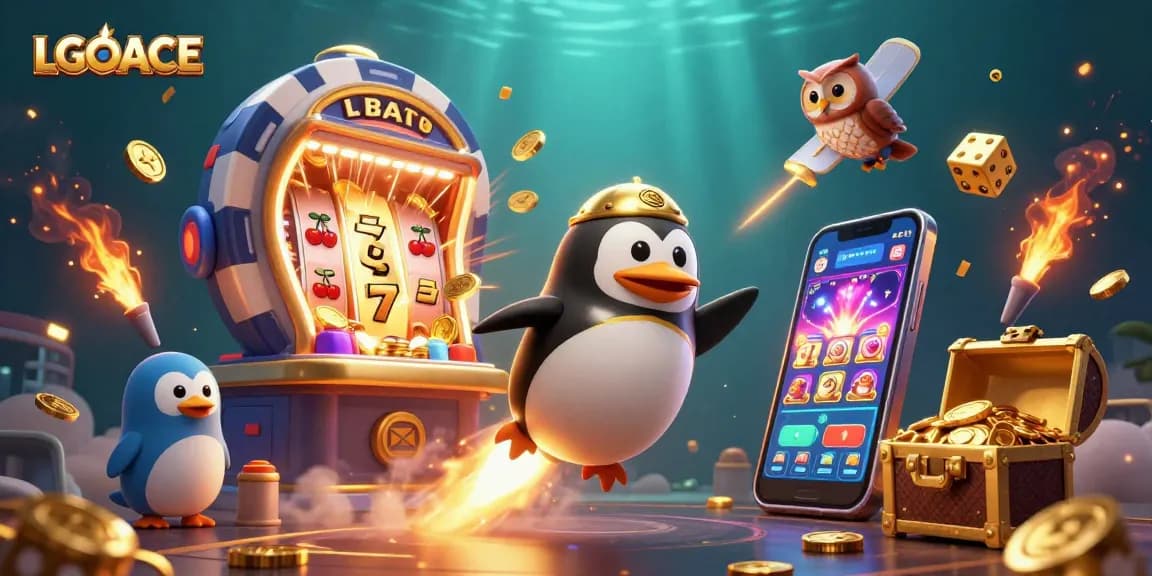 LGOACE offers an exhilarating online gaming experience with vibrant visuals and dynamic slot elements.