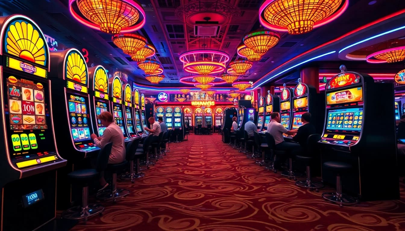 Menangkan jackpot di situs slot terpercaya dengan permainan slot yang menarik dan warna cerah.