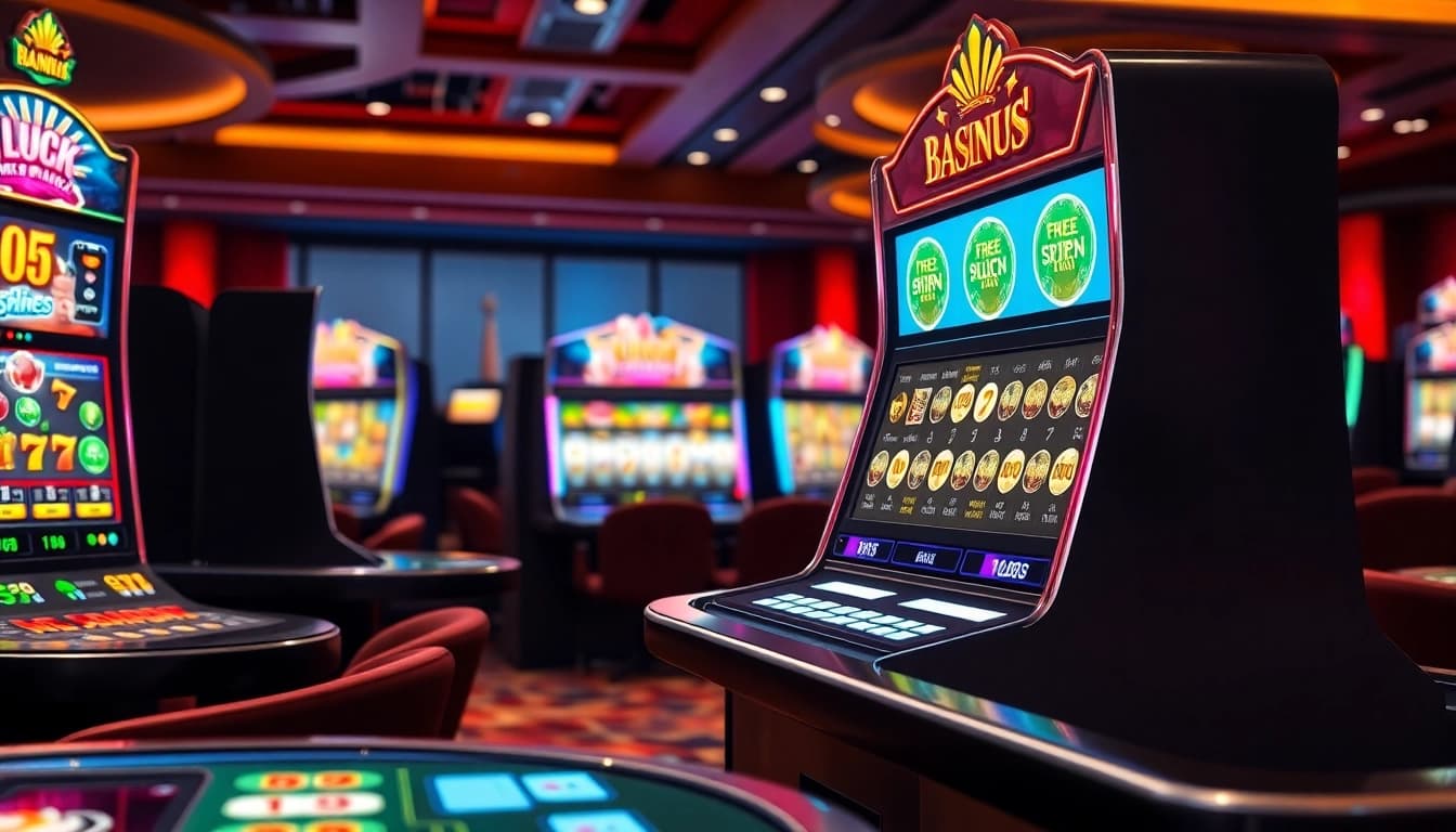 Explore exciting free spins bonuses while enjoying a vibrant casino gaming environment.