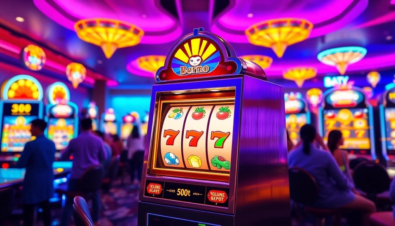 Menangkan slot deposit 1000 dengan tampilan mesin slot yang ceria dan permainan menarik.