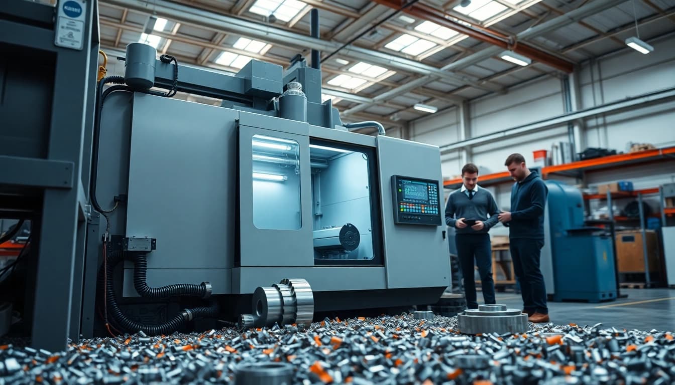 Discover Chiheng Custom CNC Machining in a vibrant workshop with high-precision machinery.