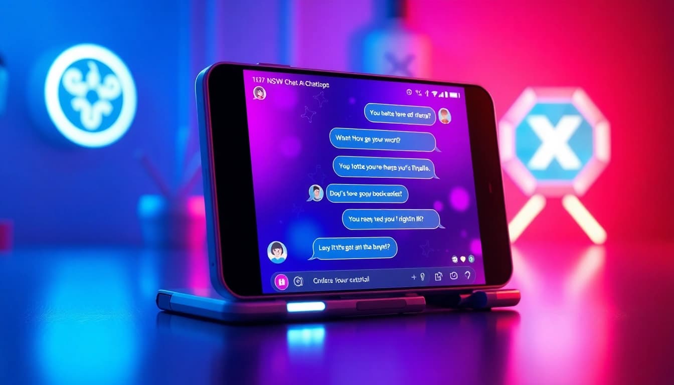 Experience the best nsfw ai chatbots through a vibrant digital interface showcasing innovative chat interactions.