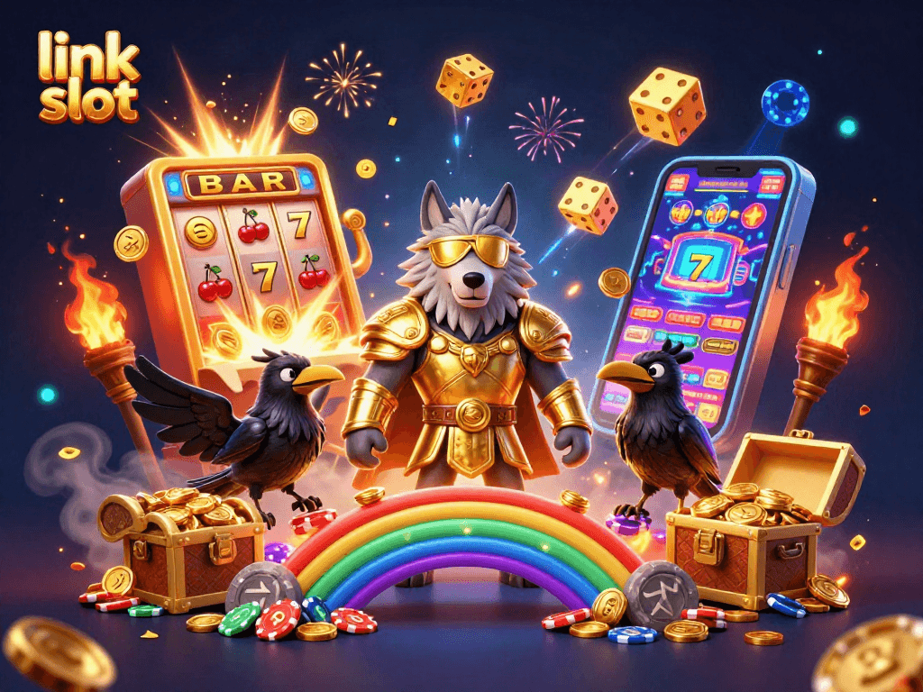Play exciting link slot games with Odin and his ravens on a colorful casino journey!