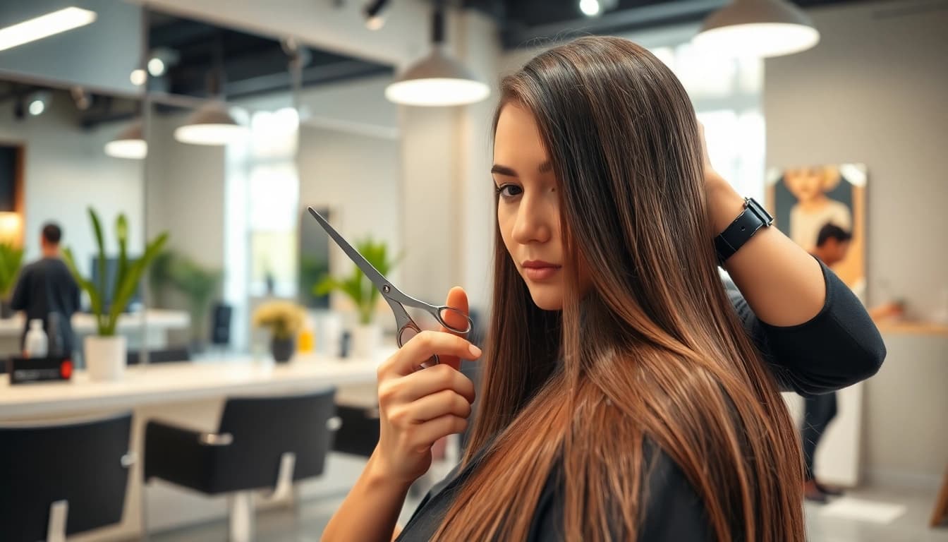 Frizer Craiova oferind o tunsoare modernă într-un salon elegant și primitor.