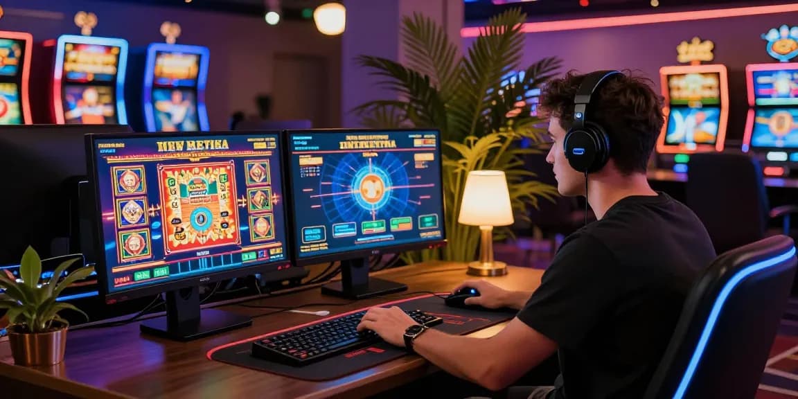 Player enjoying online casinos that accept credit cards in vibrant gaming environment.