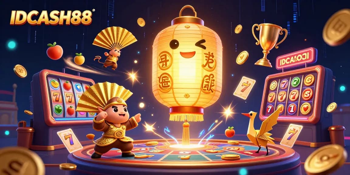 Experience the thrill of winning with IDCASH88's vibrant slot game atmosphere and rich graphics.