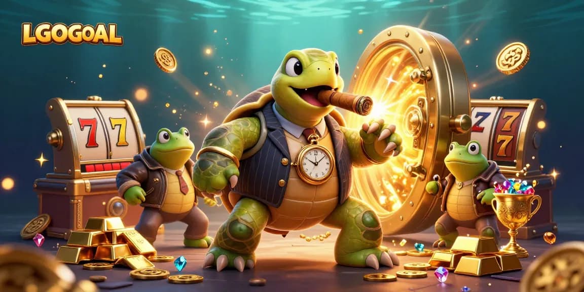 Join the winning action at LGOGOAL with a vibrant casino-themed scene featuring interactive games.