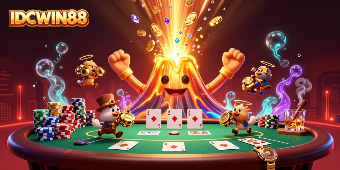 Experience exciting gameplay with IDCWIN88's vibrant casino adventure overflowing with treasures.