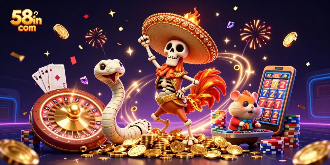 Experience the excitement of winning at 58win com with vibrant casino characters