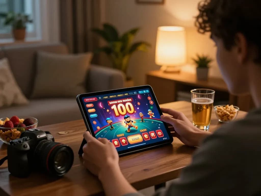 Experience the thrill of online gaming with bonus new member 100 promotion during cozy at-home sessions.