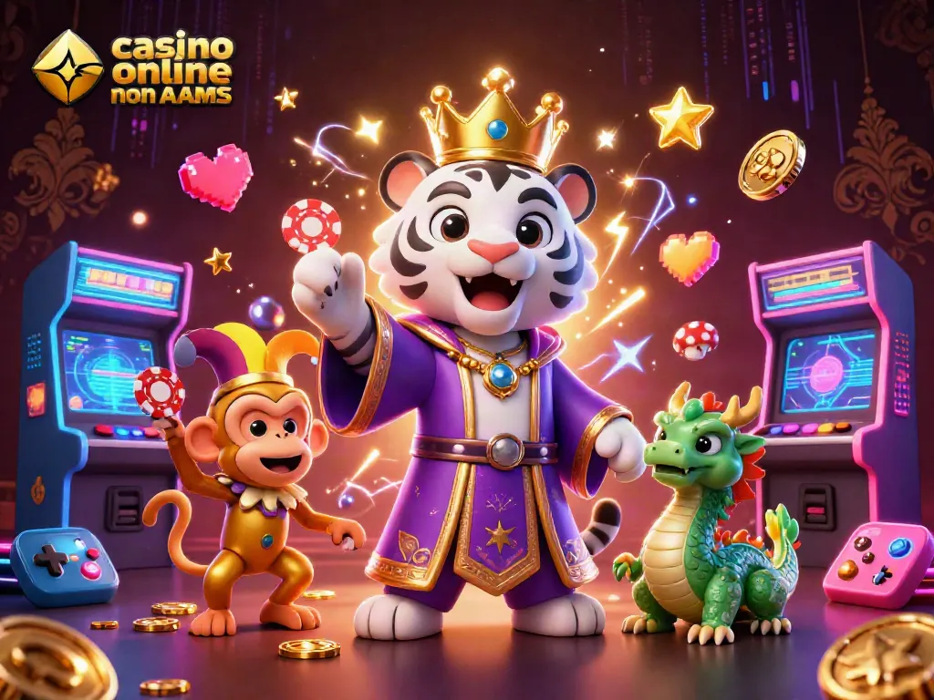 Divertiti nei casino online non AAMS con una scena vivace e giochi emozionanti.