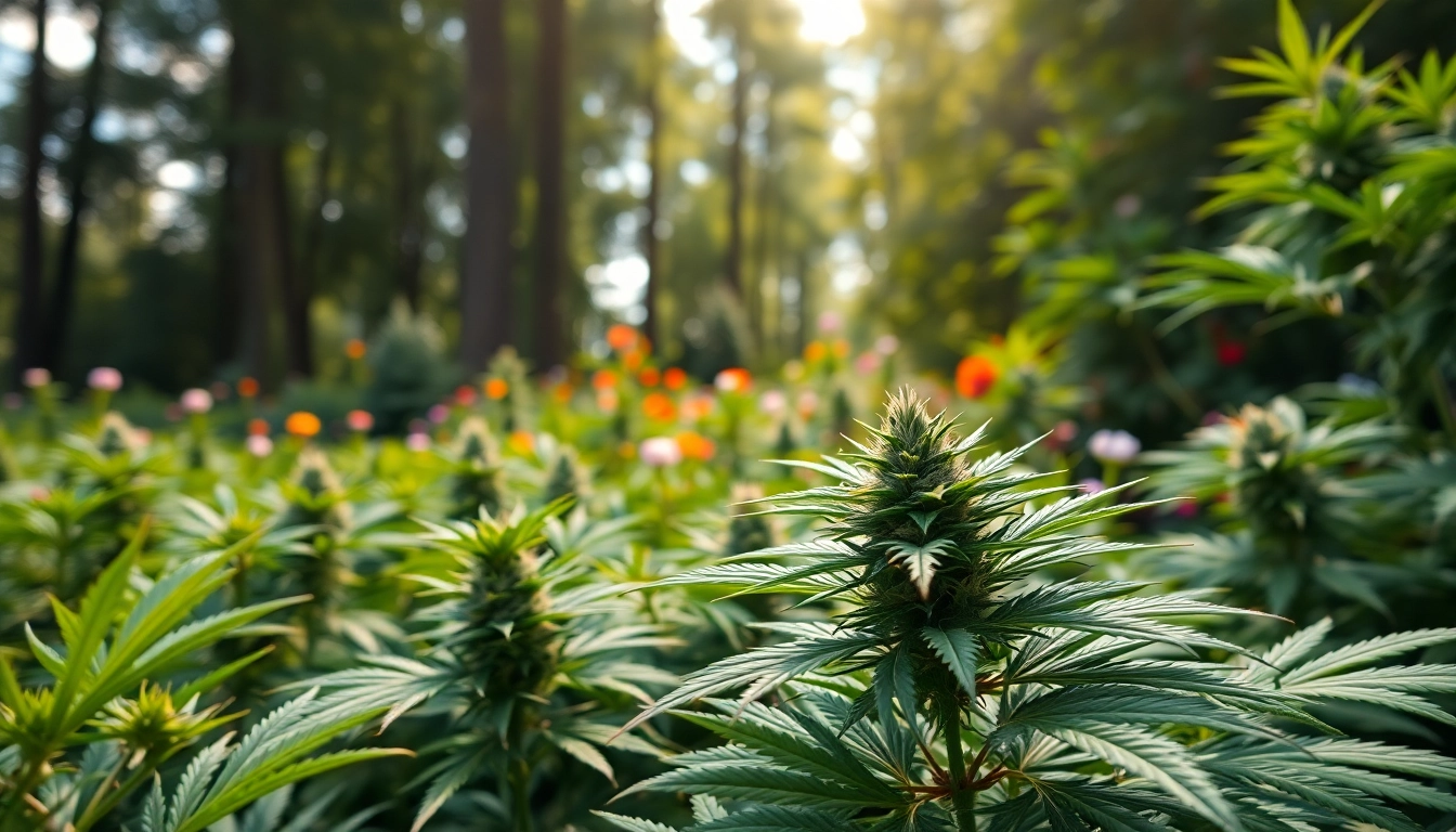 Erleben Sie die Blütenbande durch gesunde und üppige Cannabis-Pflanzen in Hamburg.