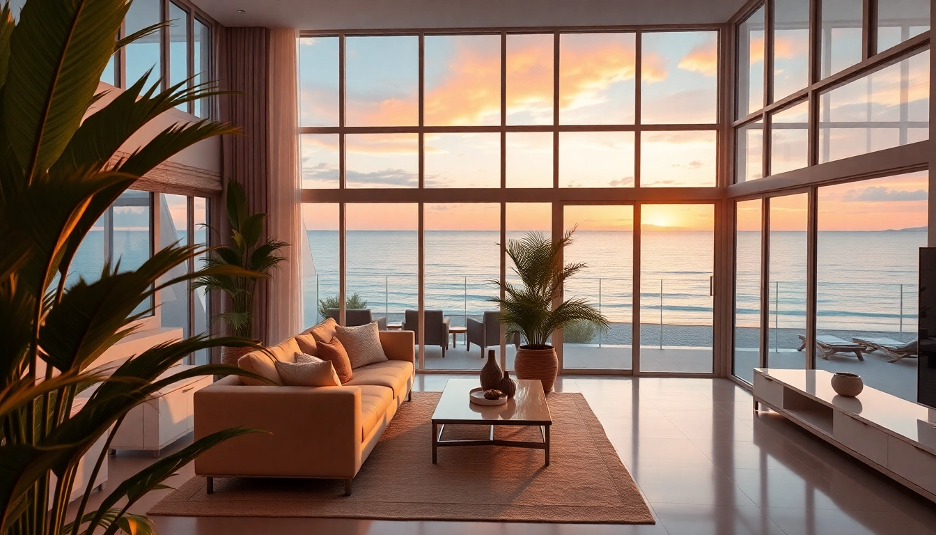 Beautiful apartment for rent in Alanya Turkey with ocean views and modern interior.