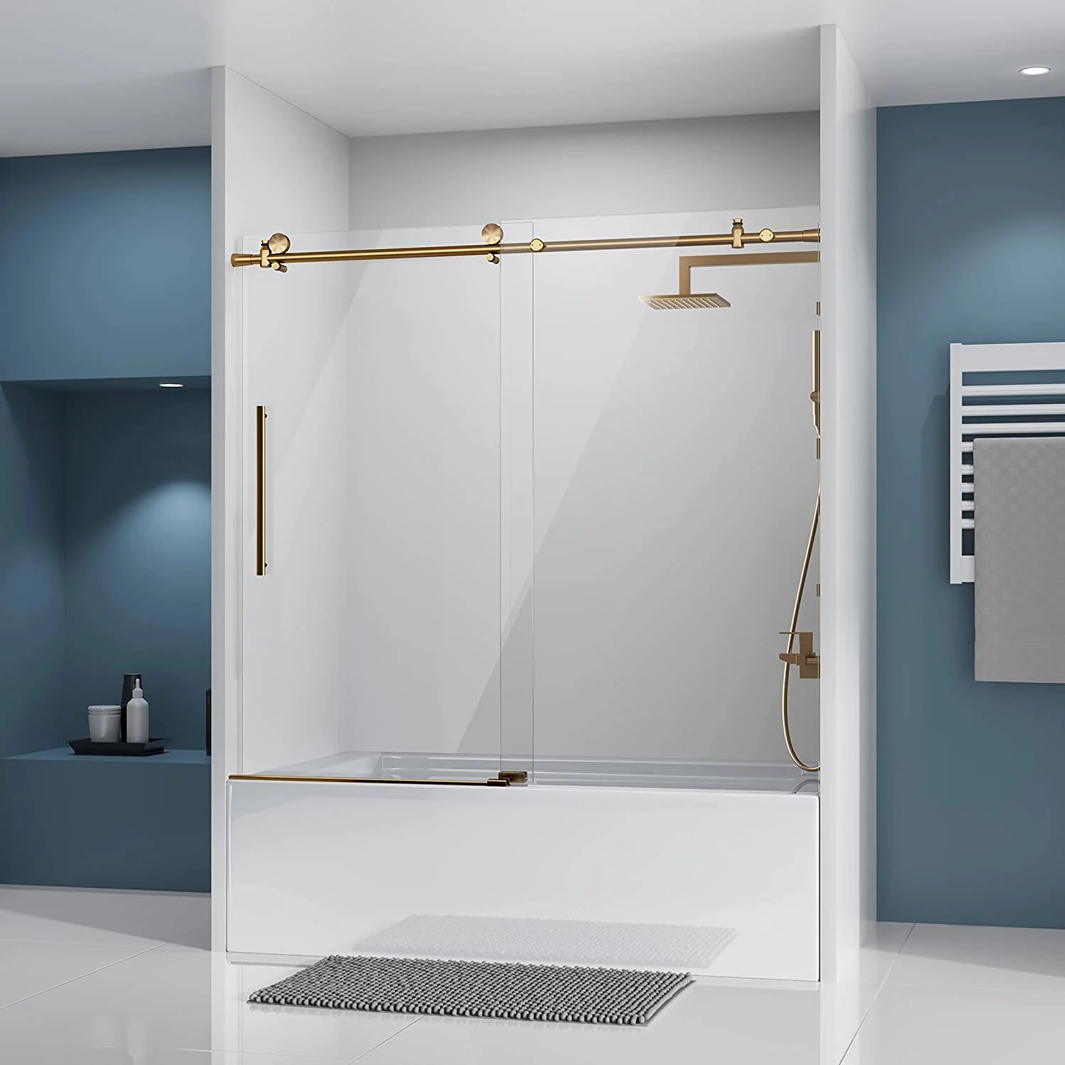 Sliding Glass Shower Doors With Modern Frameless Designs