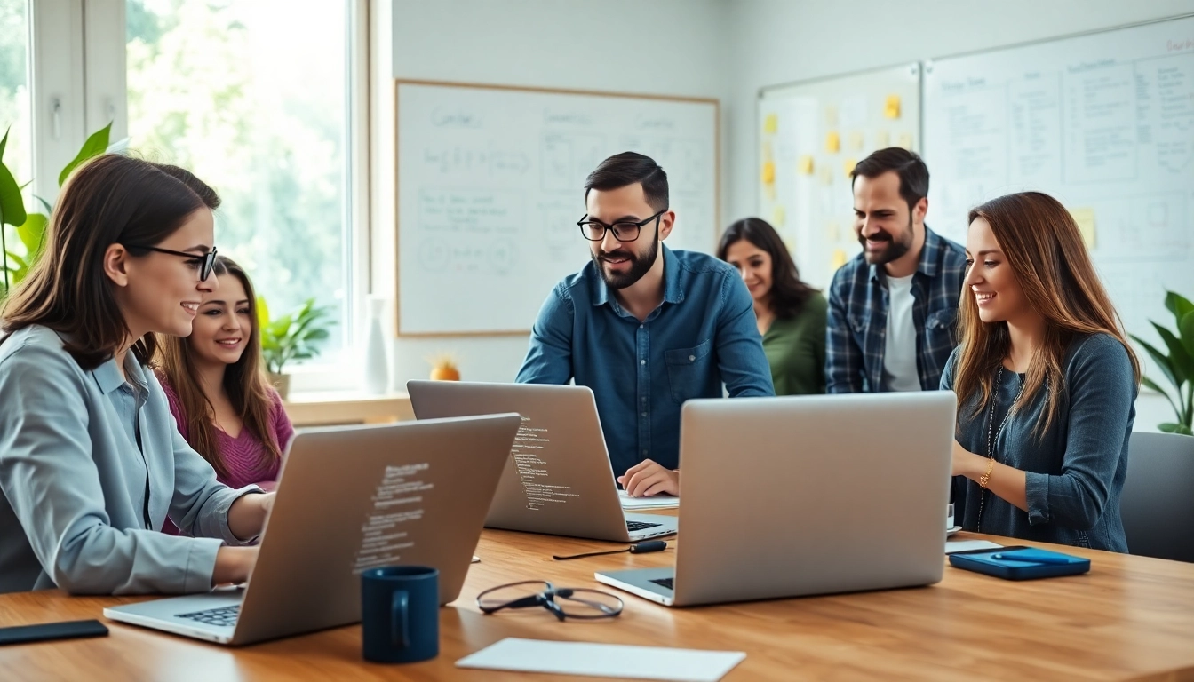 Enhance your project with efficient wordpress development outsourcing services highlighted in a collaborative workspace.