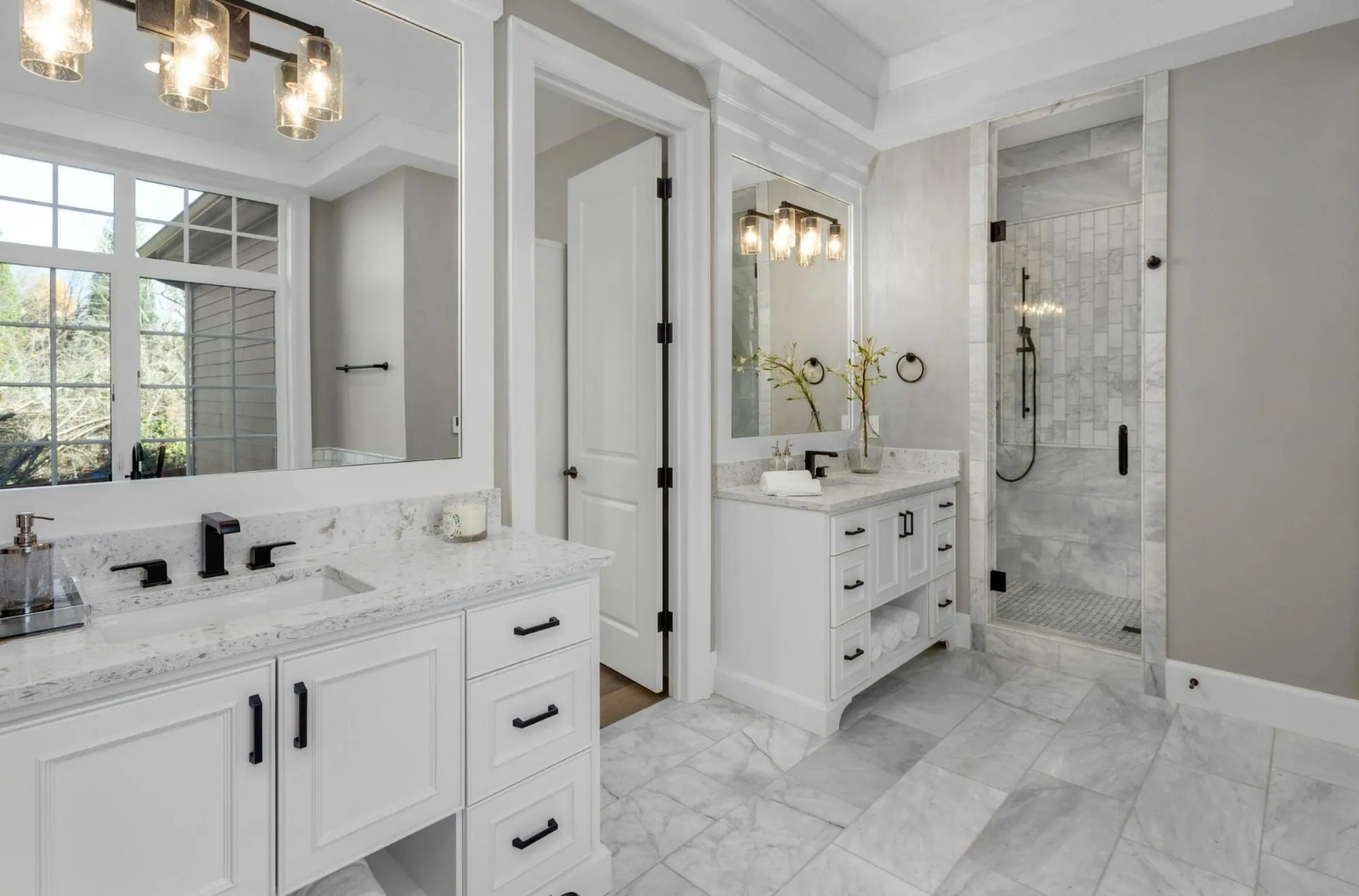 LED Bathroom Mirror Cabinet with Smart Features