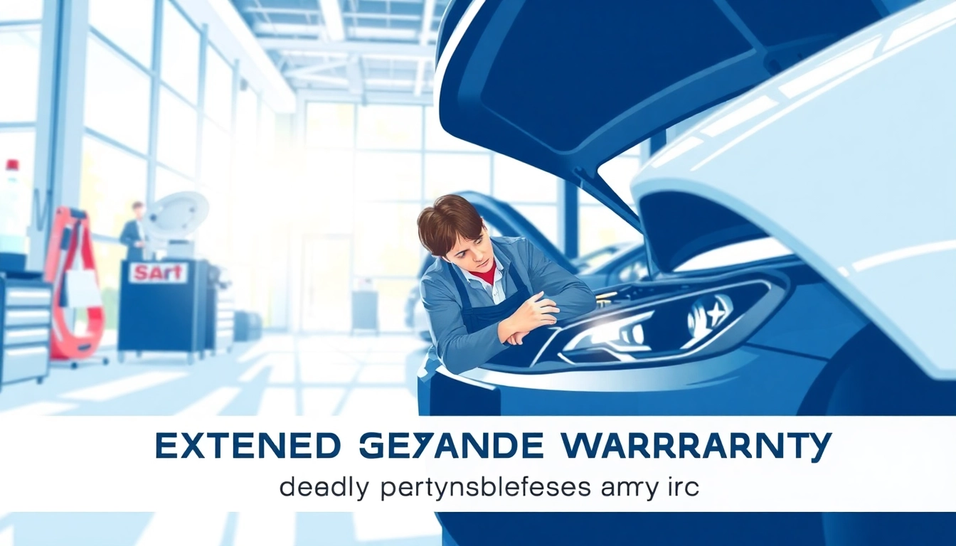 Learn about extended warranty after factory warranty expires with a mechanic demonstrating vehicle maintenance.