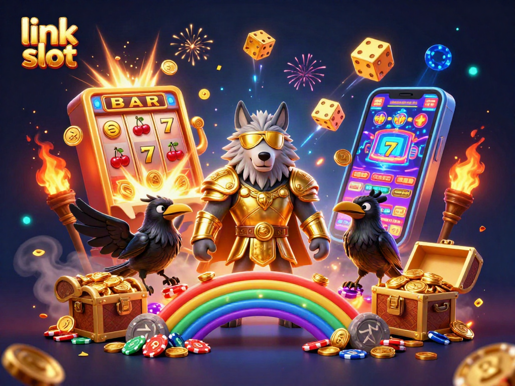 Play exciting link slot games with Odin and his ravens on a colorful casino journey!