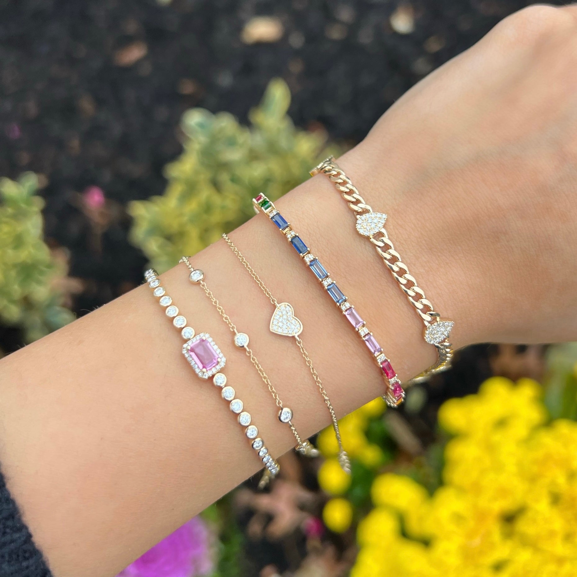 Diamond by the Yard Bracelet – Perfect for Birthdays &amp; Anniversaries