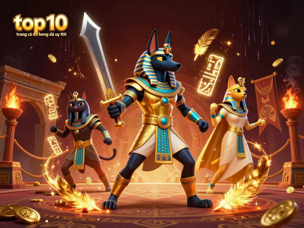 Các trang cá độ bóng đá uy tín hàng đầu Việt Nam với Anubis và Bastet trong bối cảnh casino
