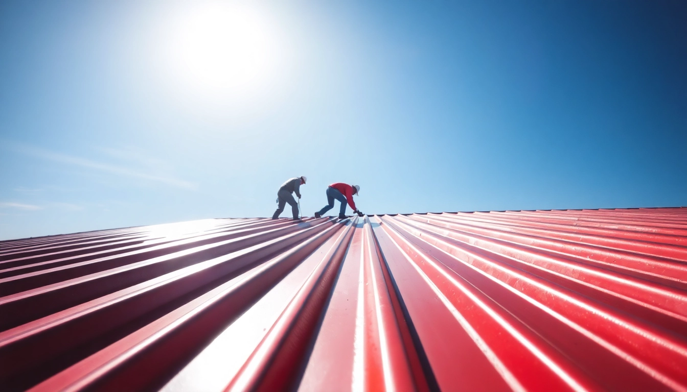 Metal roofing Calgary installation represents durability and craftsmanship.