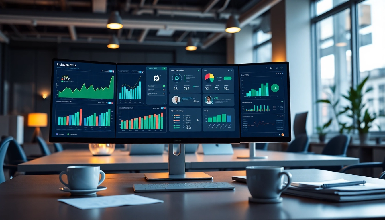Visualize enterprise assistant software in use, showcasing an interactive and efficient workspace.