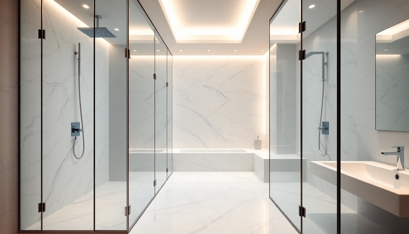 Experience elegant showers Australia with modern designs and luxurious fixtures for a serene bathroom.
