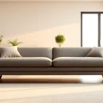 Comfortable sofa beds uk showcased in a stylish modern living room with soft furnishings.
