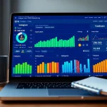 Showcasing analytics and insights for Instagram smm panel strategies in a modern workspace.