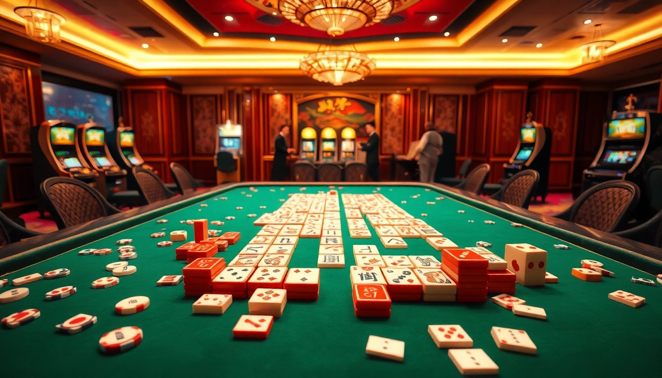 Mainkan Link Mahjong dengan strategi yang terampil dan ubin berwarna-warni di latar kasino mewah.