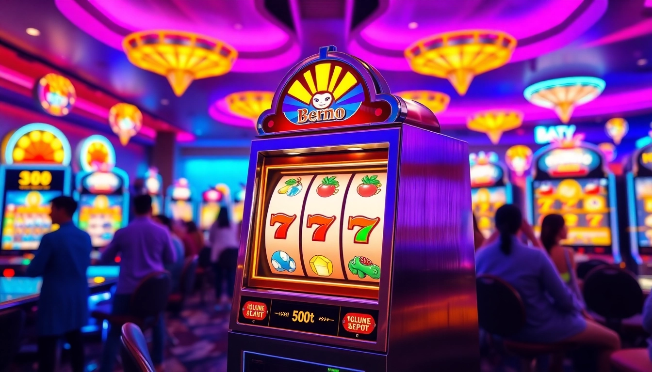 Menangkan slot deposit 1000 dengan tampilan mesin slot yang ceria dan permainan menarik.