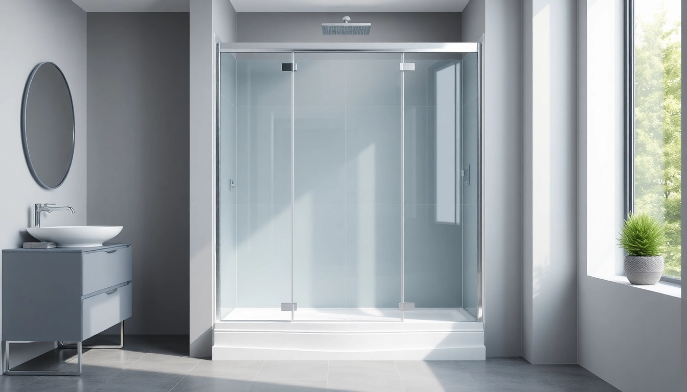 Erleben Sie die sonni Duschkabine 80x80 in einem stilvollen modernen Badezimmer-Setting.