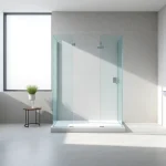 Genießen Sie die luxuriöse duschkabine 90x90 komplett in einem eleganten Badezimmer-Design.
