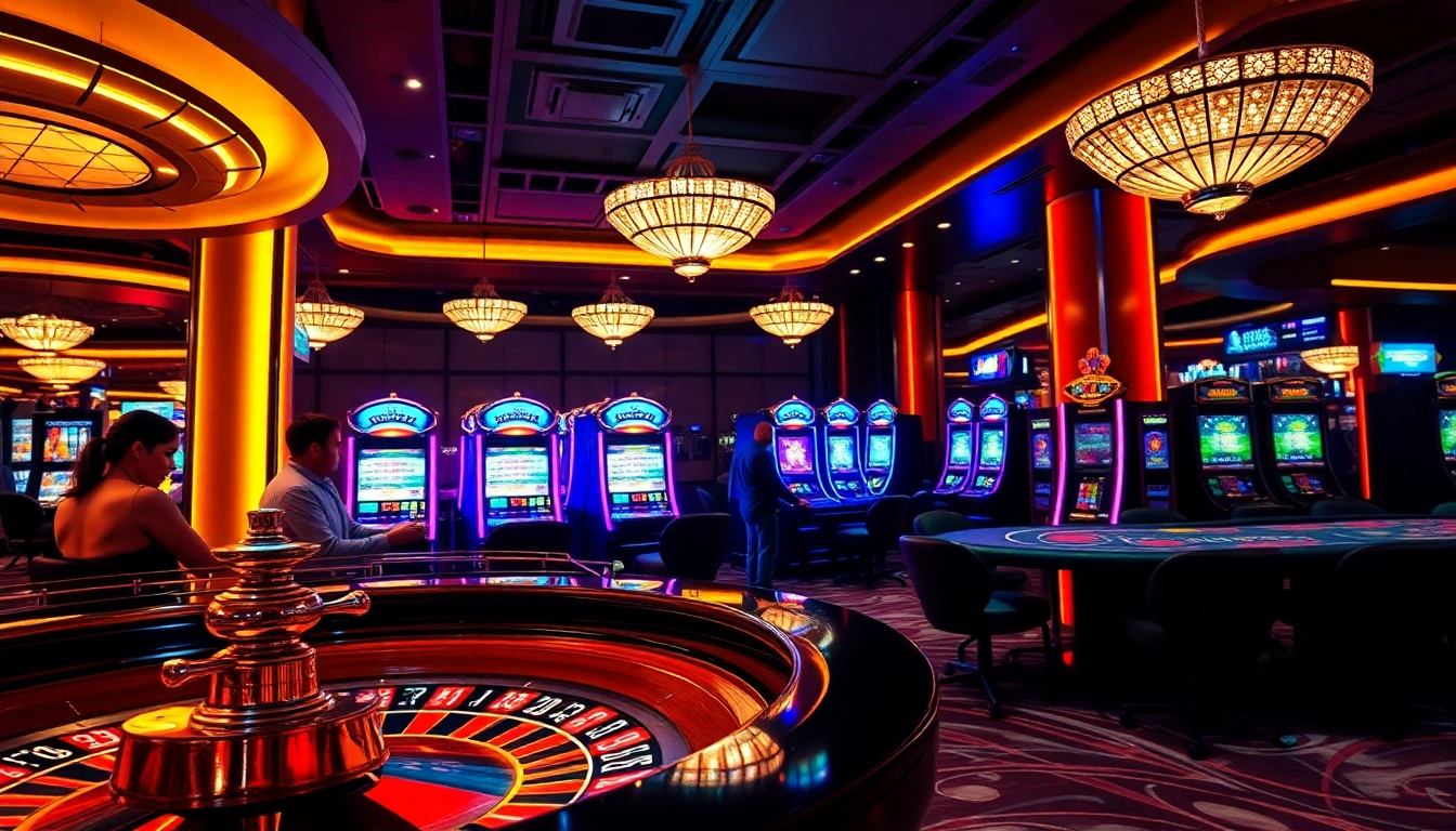 Immerse in the thrill of llink alternatif sbobet with vibrant casino gameplay featuring poker chips and roulette tables.