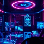Explore NSFW AI technologies in a modern digital workspace, highlighting innovative applications and user interactions.