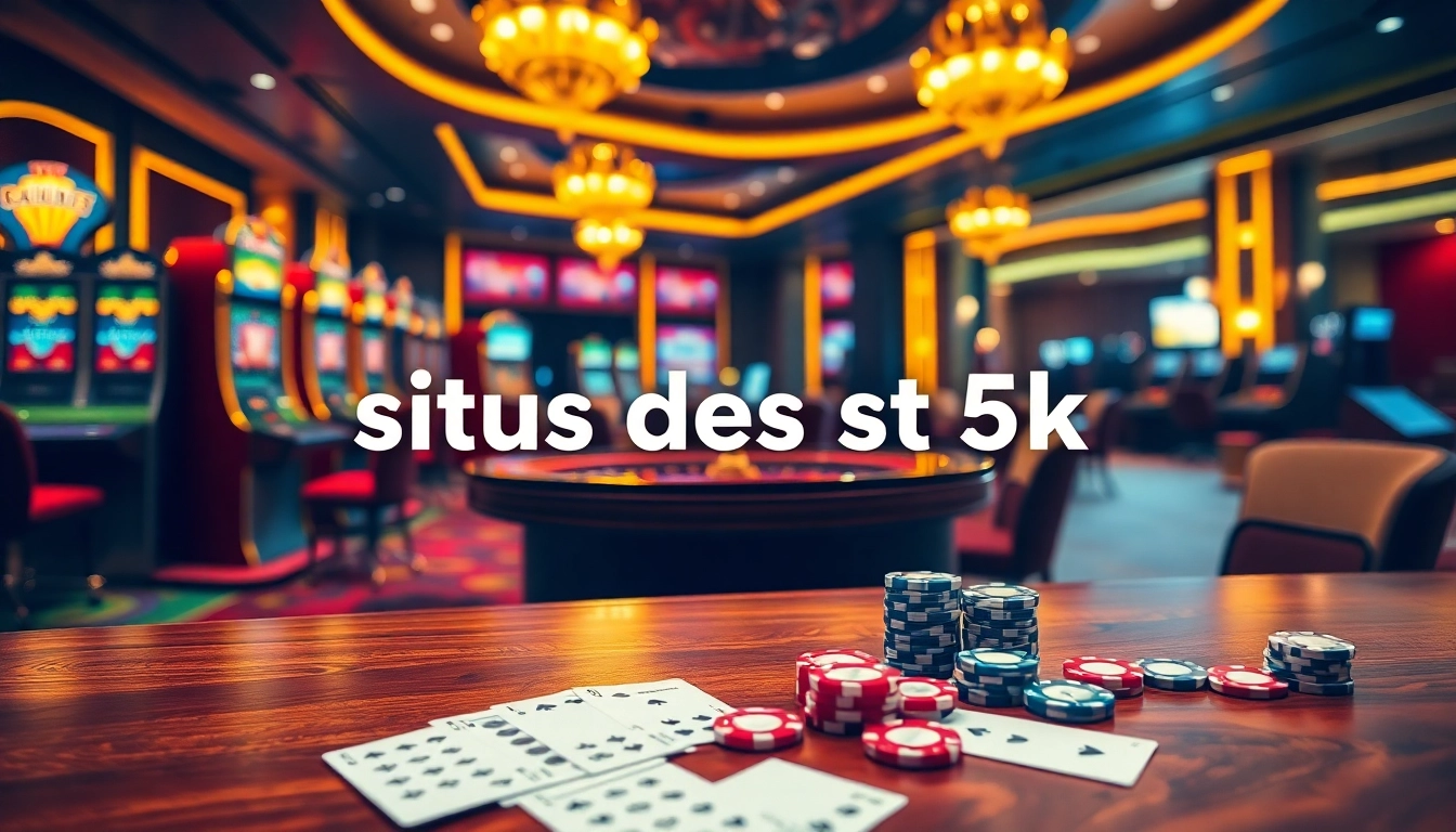 Rasakan situs deposit 5k dengan aksi kasino yang menarik yang menampilkan slot dan roulette.