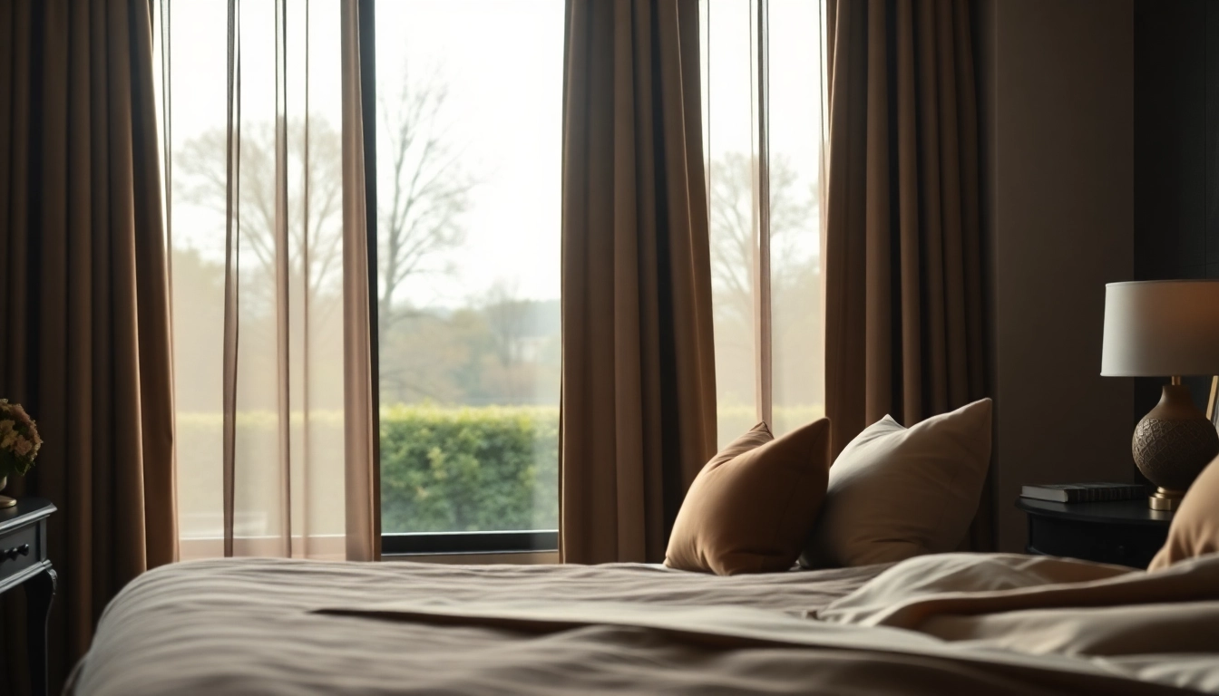 Bekijk stijlvolle verduisterende gordijnen die elegant licht blokkeren en sfeer creëren.