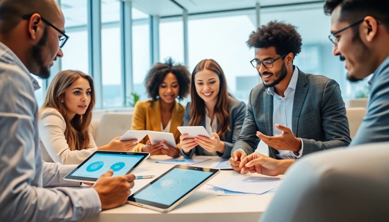 Enhance your understanding of CloudWalk Technology through a dynamic business meeting scene.