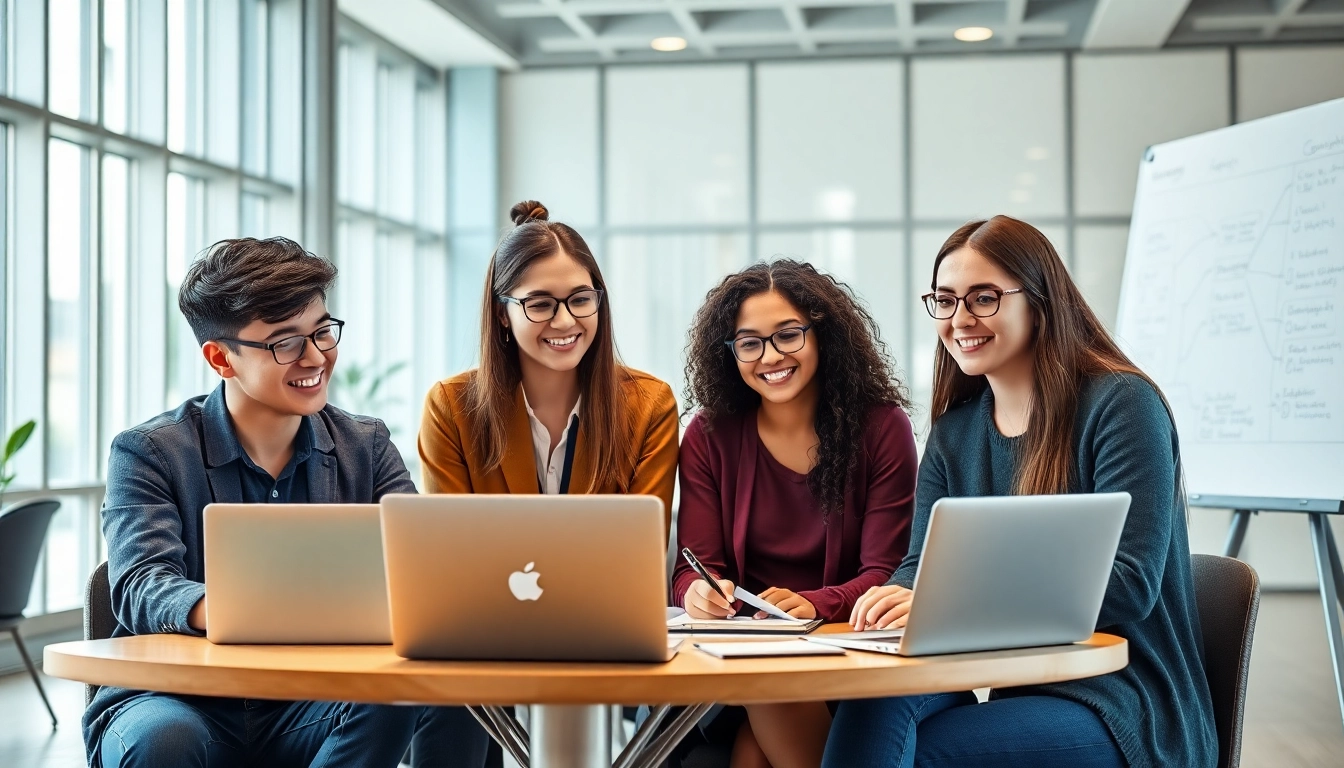 Engaged students using alternatives to traditional exam prep during a collaborative study session.