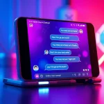 Experience the best nsfw ai chatbots through a vibrant digital interface showcasing innovative chat interactions.