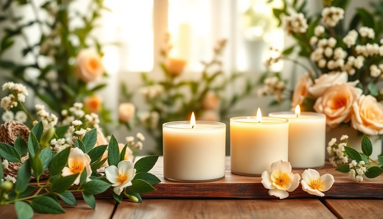 Mirisne svece savršeno osvetljene u mirnom ambijentu.