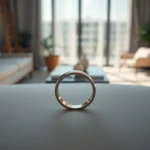 Discover the features of the Smart Health Ring with a sleek design showcased clearly.