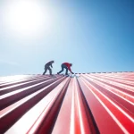 Metal roofing Calgary installation represents durability and craftsmanship.