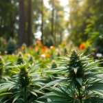 Erleben Sie die Blütenbande durch gesunde und üppige Cannabis-Pflanzen in Hamburg.