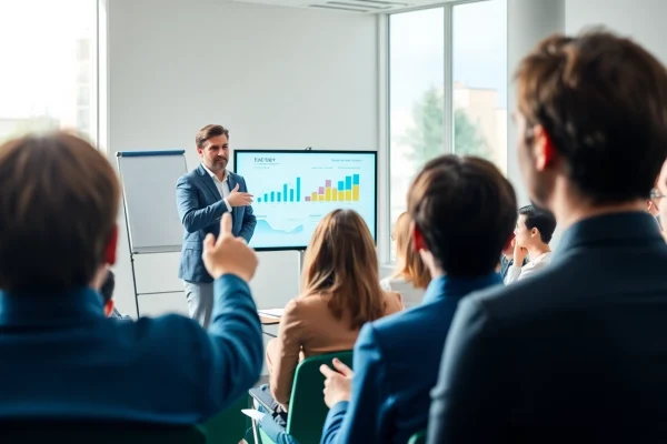 Enhance your communication with engaging Presentation Skills Training techniques in a professional setting.